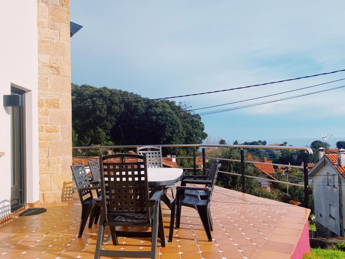 La Jarocha, Casa Con Vistas Al Mar En Pechon Villa Exteriör bild